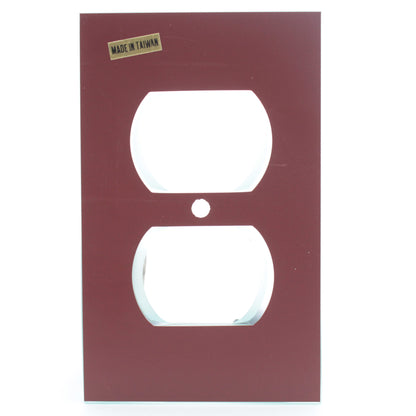 Creative Accents 9MC108 Glass Mirror 1-Gang Duplex Outlet Wallplate Cover Plate