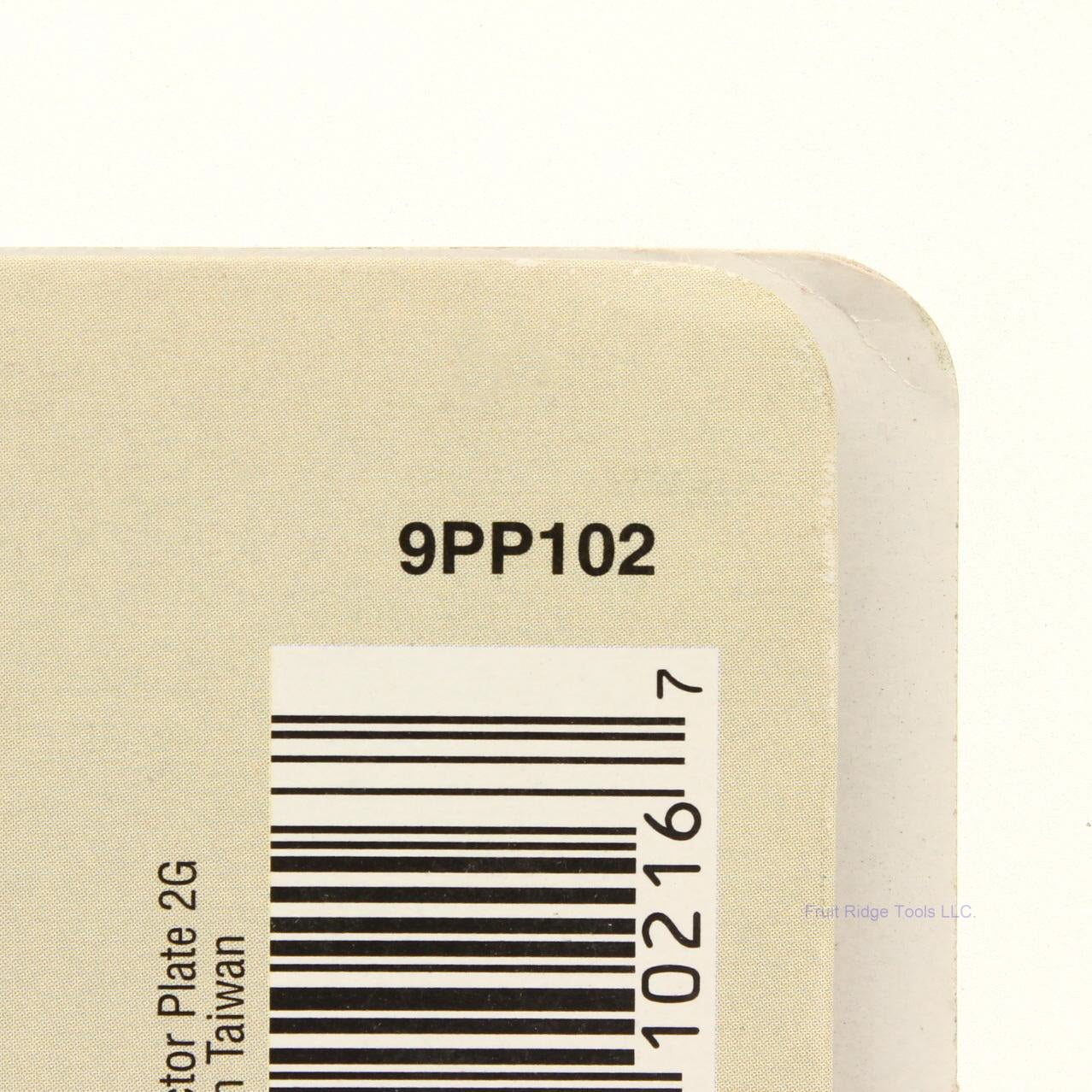 Creative Accents 9PP102 Clear 2-Gang Toggle Plastic Standard Wallplate Cover