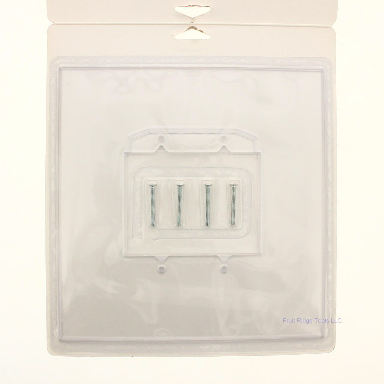 Creative Accents 9PP102 Clear 2-Gang Toggle Plastic Standard Wallplate Cover