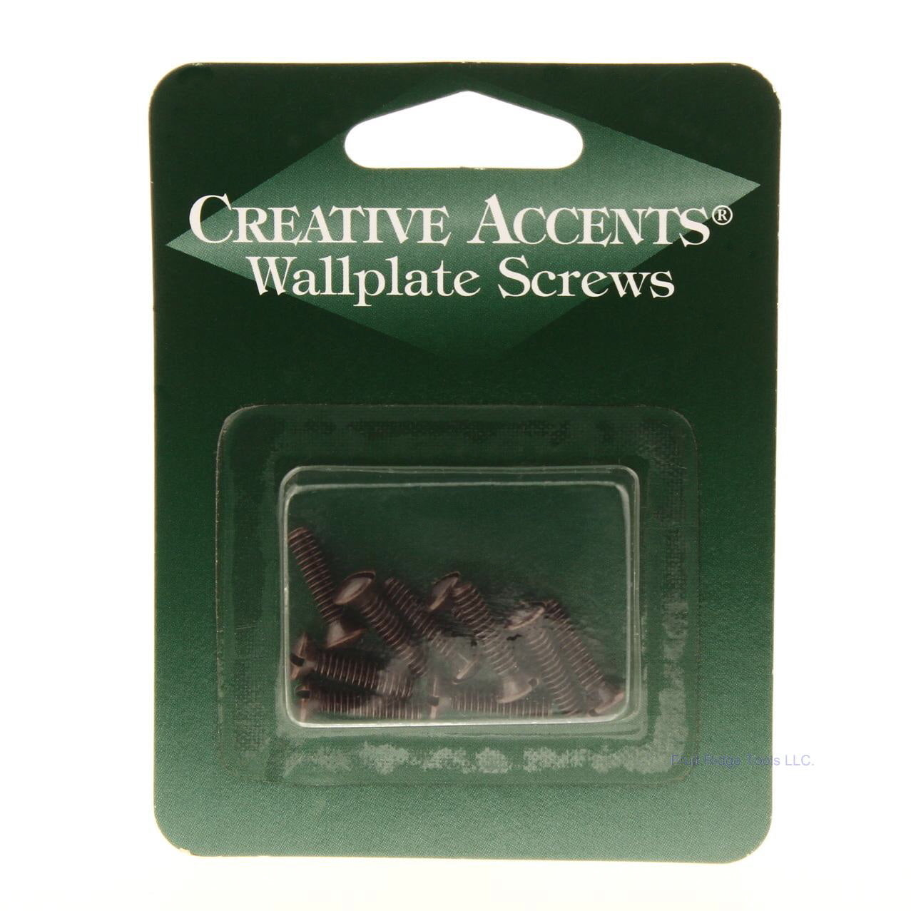 Creative Accents 9SA010 Brass Plated Steel Standard Wallplate Covers 10-pack