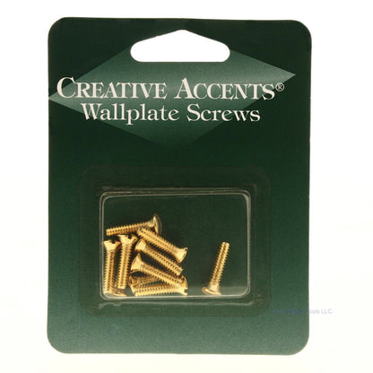 Jackson Deerfield 9SB010 Brass Plated Steel Standard Wallplate Covers 10-pack