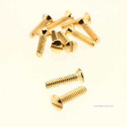 Jackson Deerfield 9SB010 Brass Plated Steel Standard Wallplate Covers 10-pack