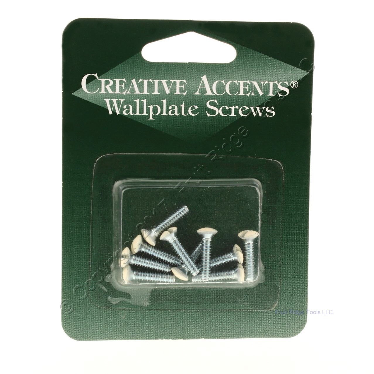 Creative Accents 9SI010 Ivory Painted Steel Standard Wallplate Covers 10-pack