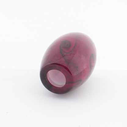 Craftmade N885BC Black Cherry Mini Pendant Art Glass Shade 4.75"x4.75"x7.25"