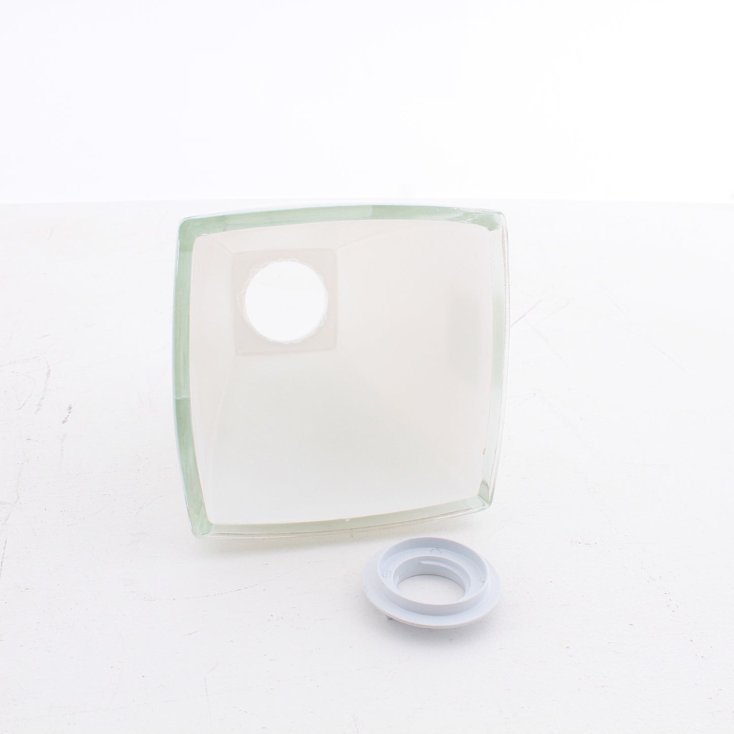 Craftmade N892F Frosted White Bell Mini Pendant Glass Lamp Light Shade 6"hx4.5"w