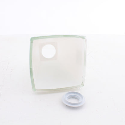 Craftmade N892F Frosted White Bell Mini Pendant Glass Lamp Light Shade 6"hx4.5"w