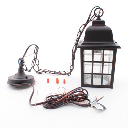 Craftmade Pendant Outdoor 1-Light Fixture Dark Rust 3' Chain 100W 6"x11" Z271-07