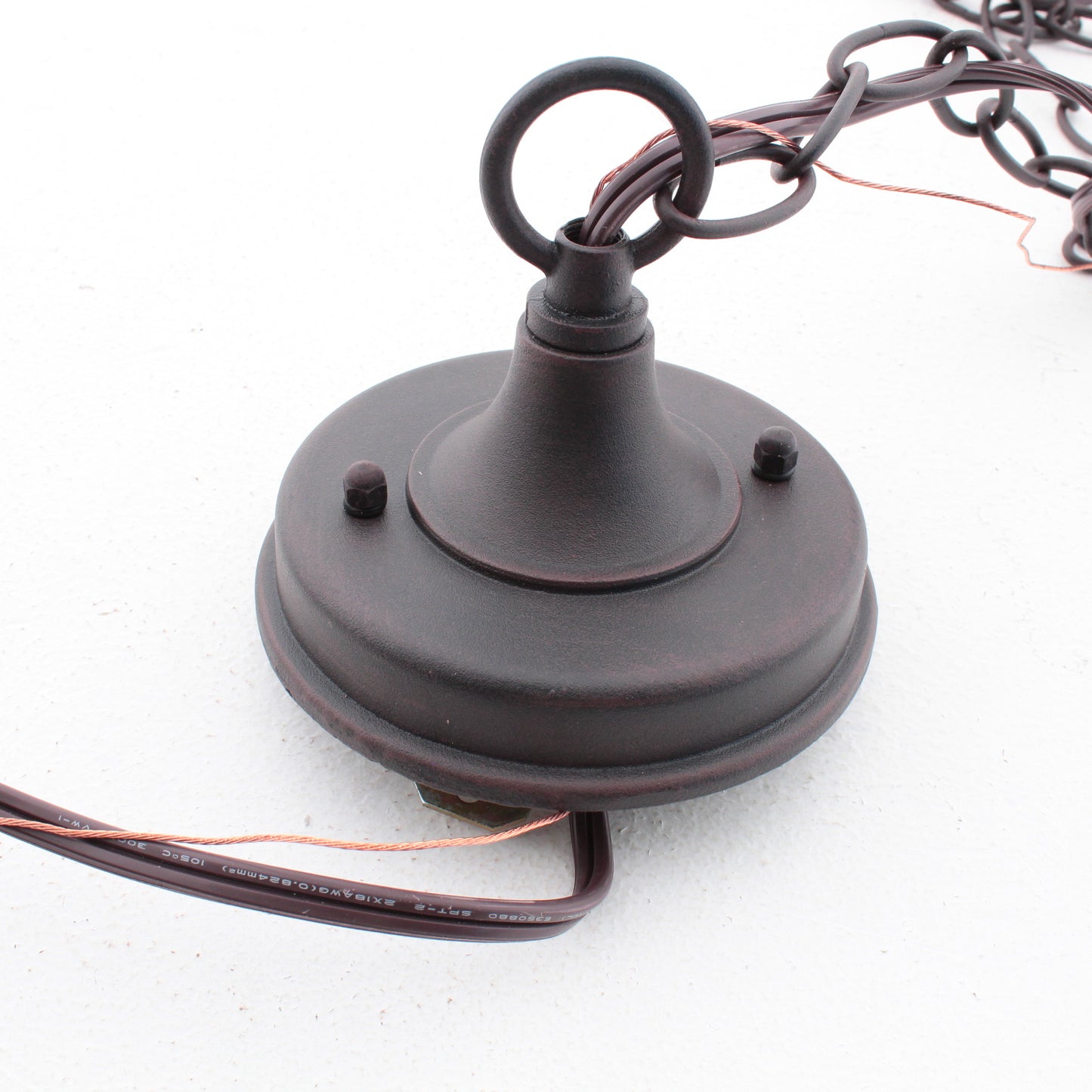 Craftmade Pendant Outdoor 1-Light Fixture Dark Rust 3' Chain 100W 6"x11" Z271-07