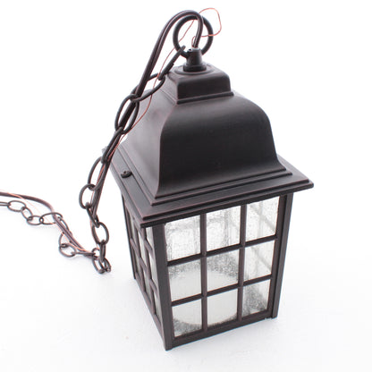 Craftmade Pendant Outdoor 1-Light Fixture Dark Rust 3' Chain 100W 6"x11" Z271-07
