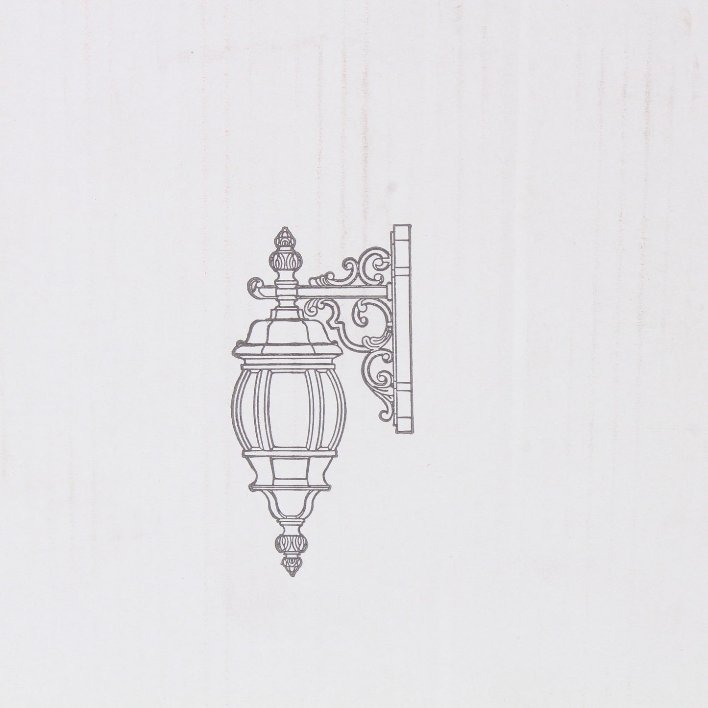 Craftmade Z324-RT Rust French Style 22" 1 Light Outdoor Wall Sconce
