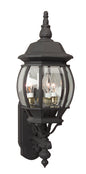 Craftmade Z330-TB Matte Black Cast Aluminum Medium Wall Mount 3-Lights 8" Wide