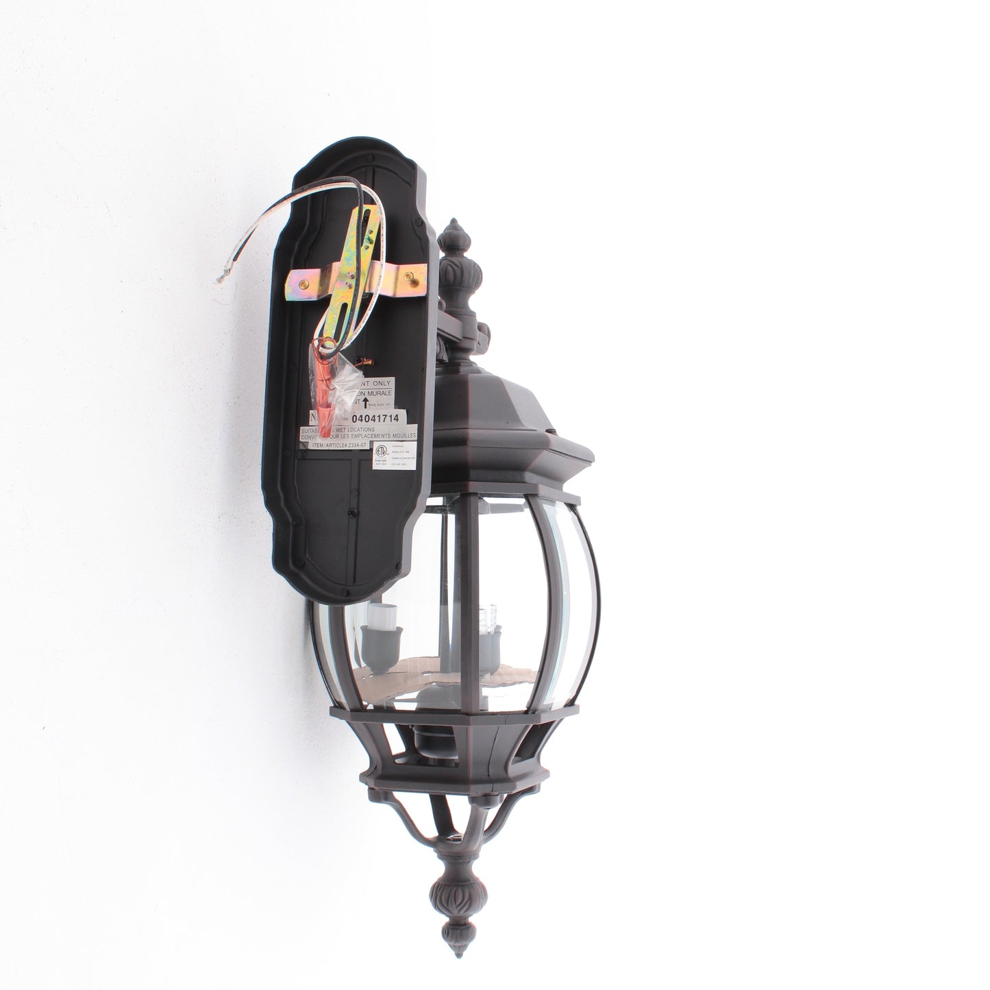 Craftmade Z334-RT French Style Outdoor Wall Mount 3-Sconce Lighting Rust 8"x24"
