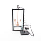 Craftmade 4-Light Large Hanging Pendant Outdoor Light Fixture Chain Z9921-MNPAB
