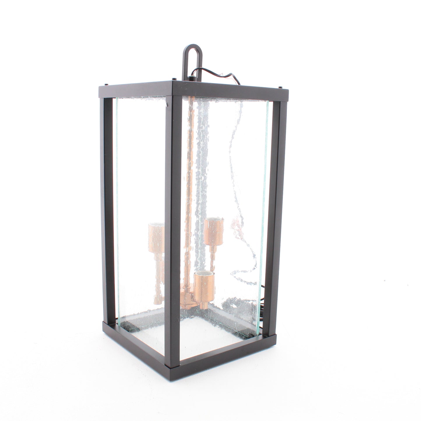 Craftmade 4-Light Large Hanging Pendant Outdoor Light Fixture Chain Z9921-MNPAB