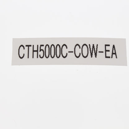 Cheetah 5000C-C0W White 1-Port Keystone Jack Wallplate Insert 1-Gang