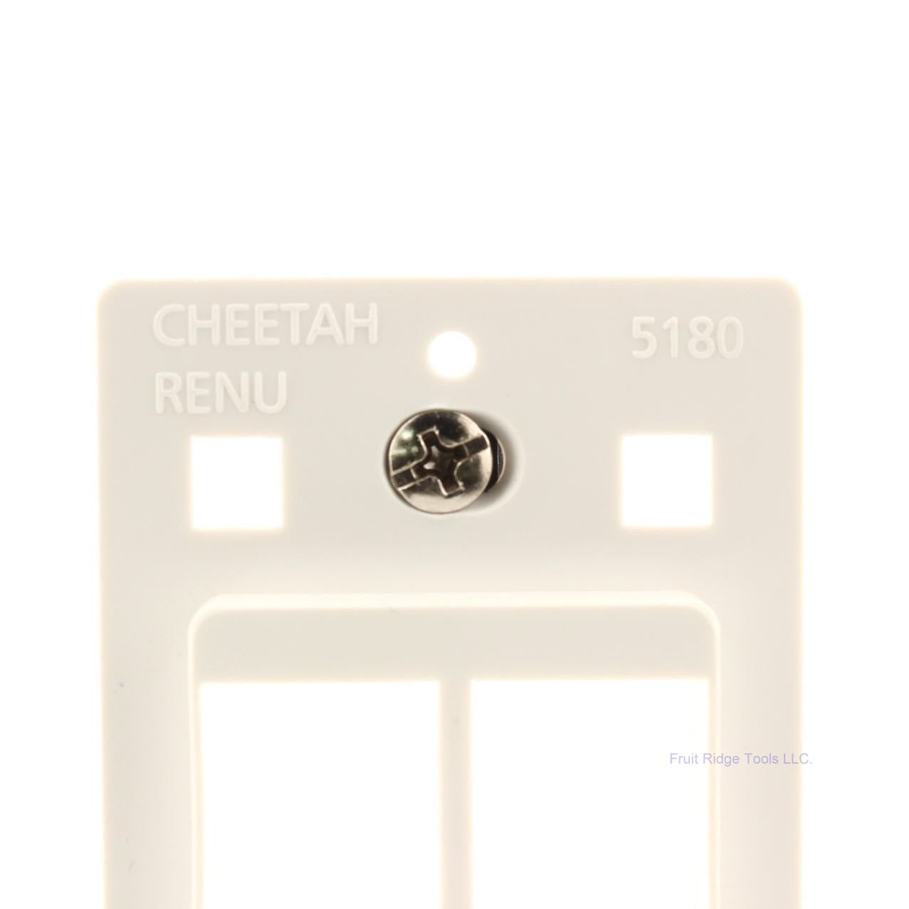 Cheetah White 4-Port Wallplate Decorator Insert with HDMI Port Bulk 5180-W