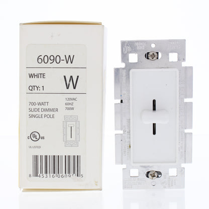 Cheetah 6060-LA 120VAC Light Almond 600-Watt Rotary Single-Pole Dimmer