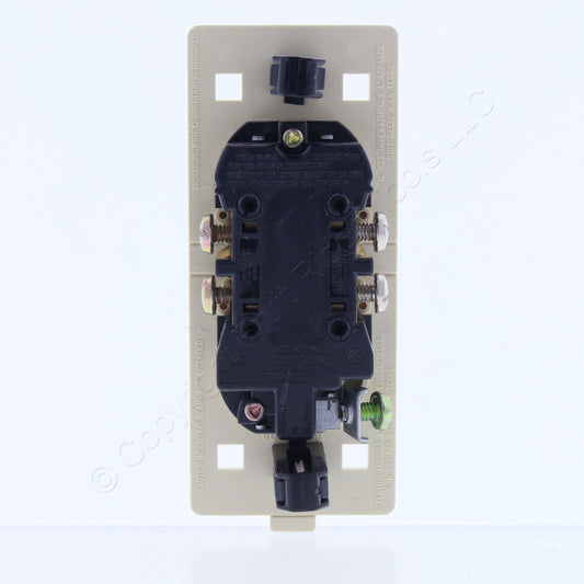 Cheetah 7000-C0I Ivory Outlet Duplex Straight Blade Receptacle 15A 125V