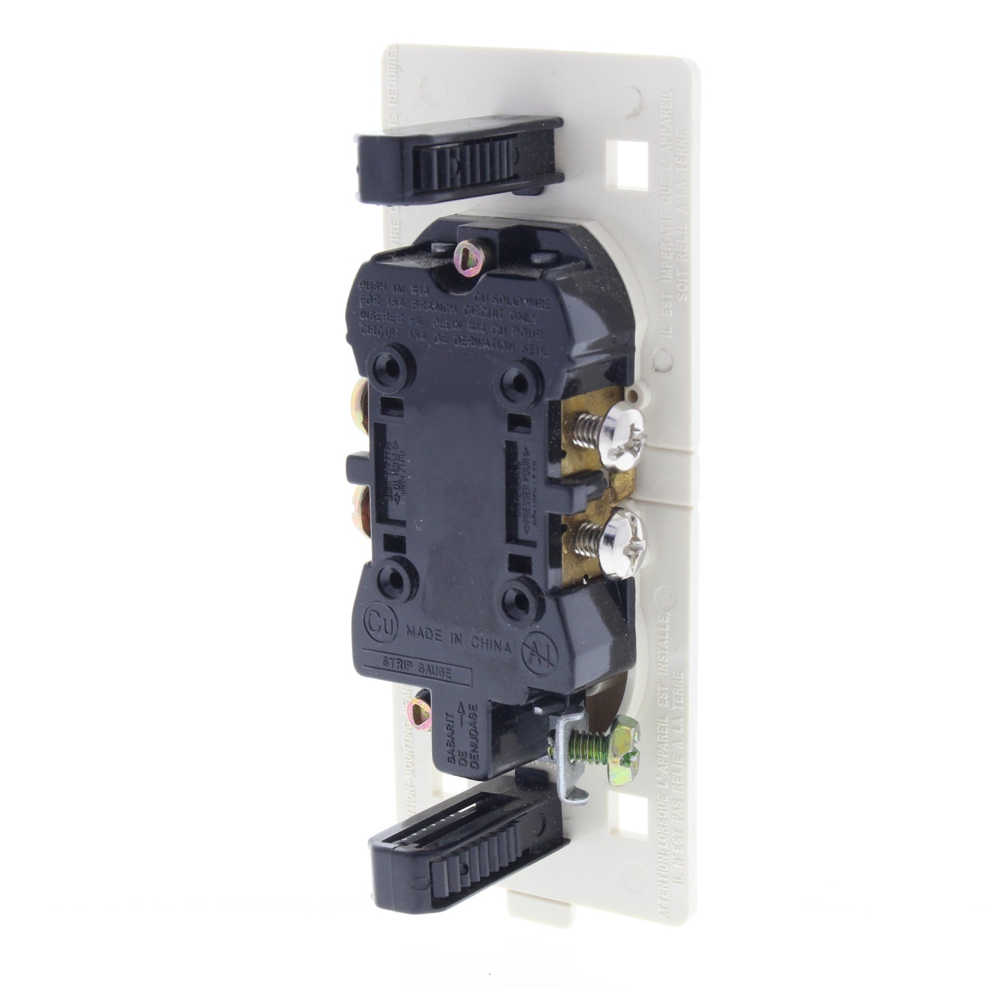 Cheetah Ivory Outlet Duplex Receptacle 15A 125V
