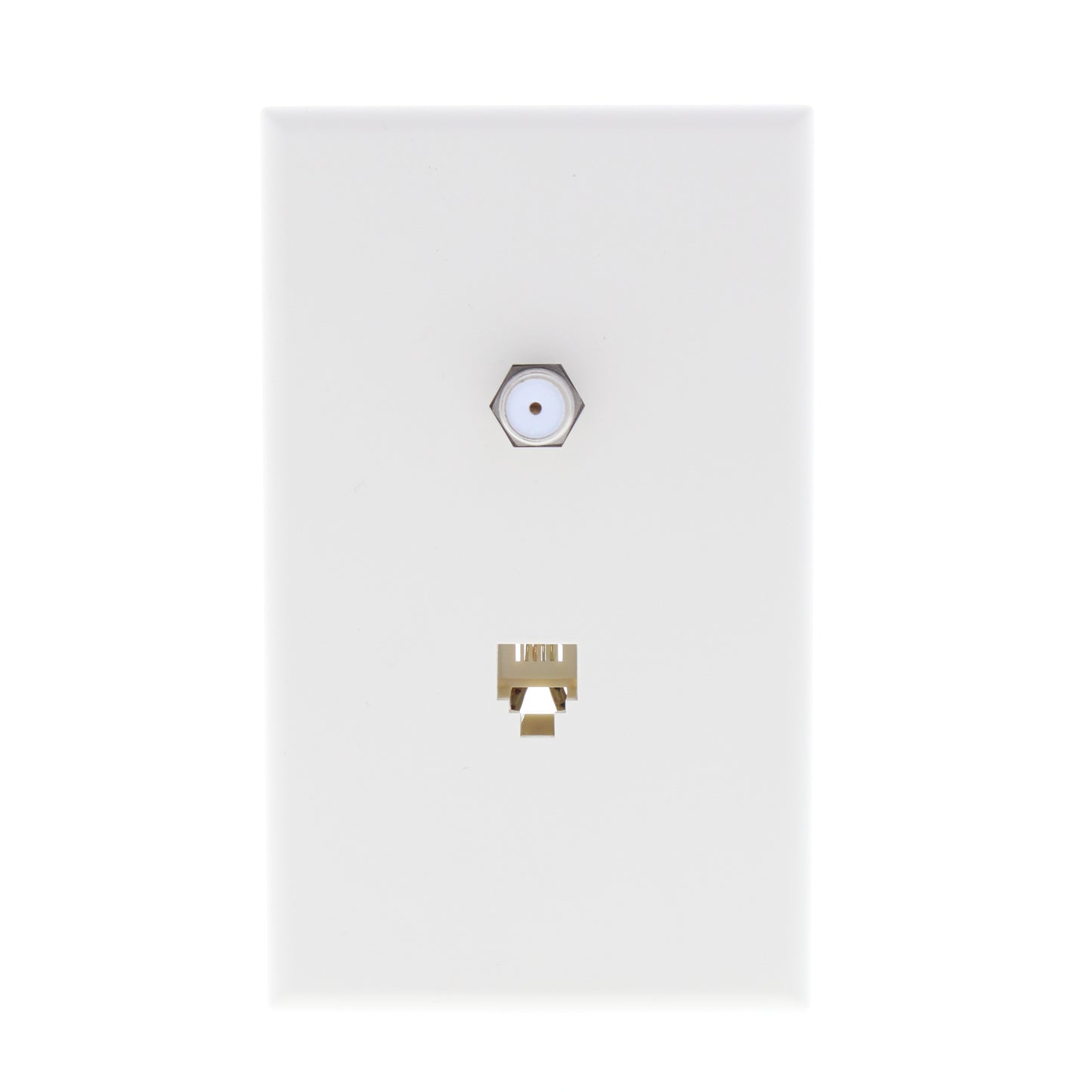Cheetah Coax Wall Plate Jack Coaxial Cable Outlet Cover CH259-T