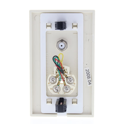 Cheetah Coax Wall Plate Jack Coaxial Cable Outlet Cover CH259-T