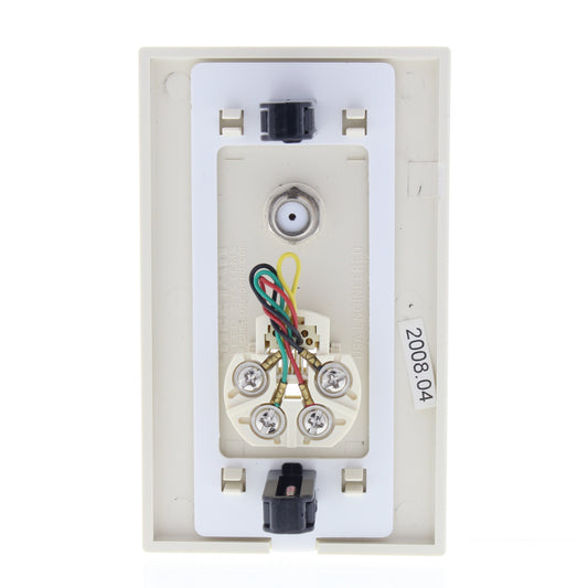 Cheetah Coax Wall Plate Jack Coaxial Cable Outlet Cover CH259-T