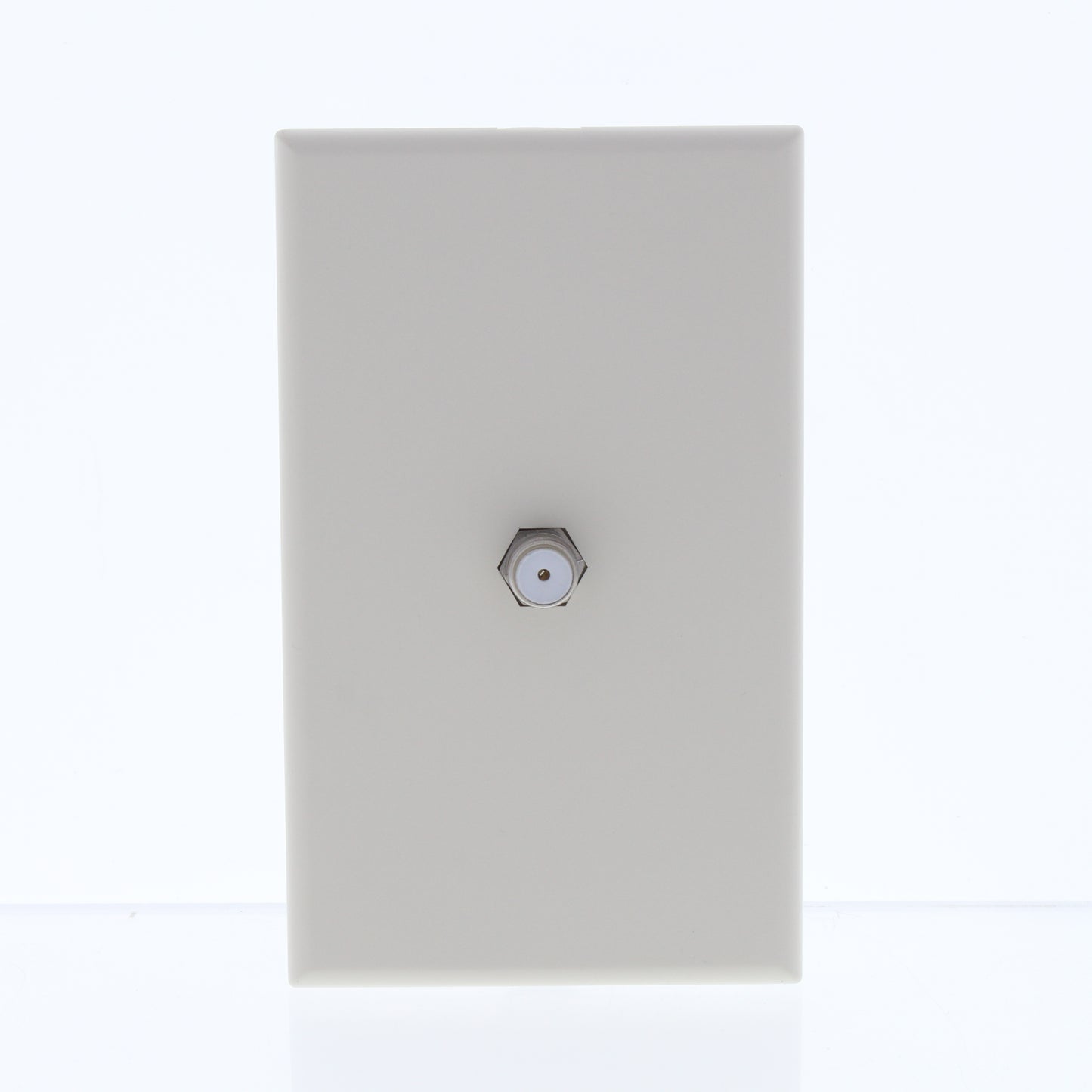 Cheetah CH281-T Light Almond Coaxial Cable Outlet Cover Wall Plate Single Jack