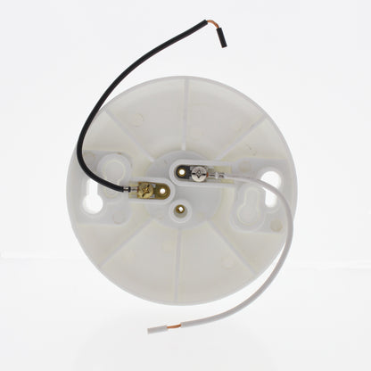 Cheetah White Keyless Plastic Ceiling Lampholder Medium Base CSKL10