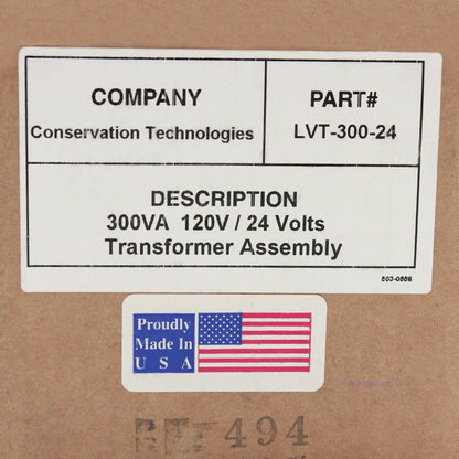 Conservation Technologies LVT-300-24 Low Voltage Lighting Transfor 300 VA 24 V