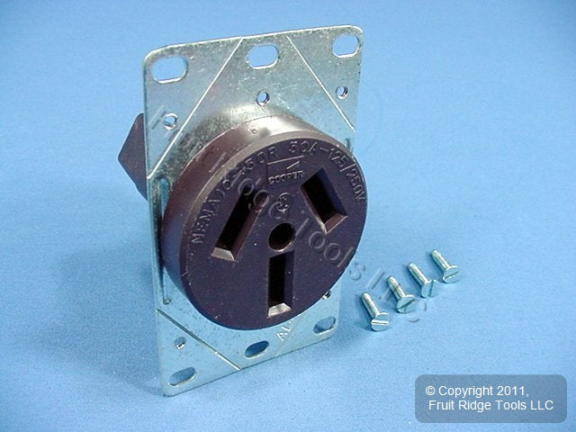 Cooper Range Outlet Receptacle Stove Oven Nema 10-50R 50A 125/250V 32B Bag