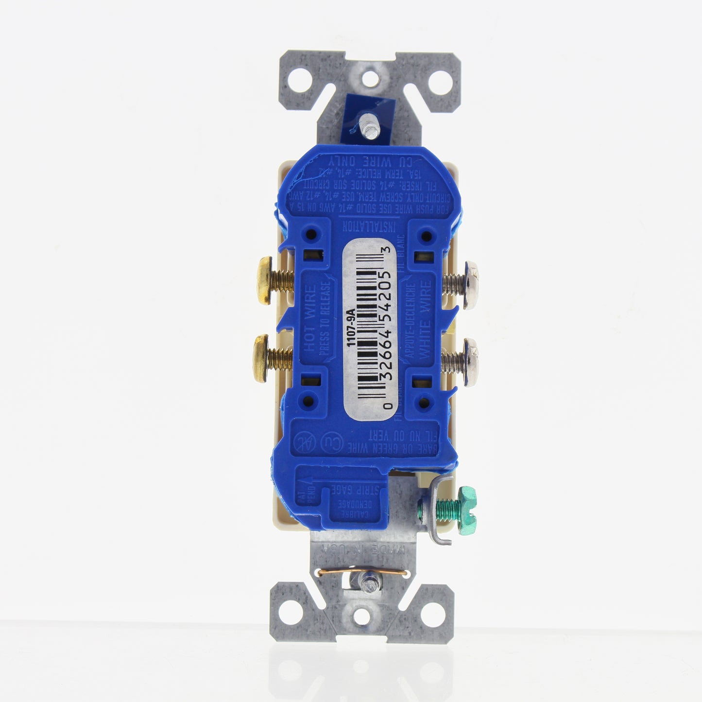 10 Cooper Almond Decorator Outlet Duplex Receptacles Nema 5-15R 15A 125V 1107-9A