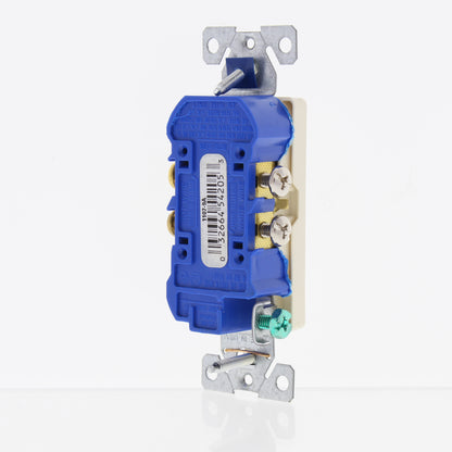 10 Cooper Almond Decorator Outlet Duplex Receptacles Nema 5-15R 15A 125V 1107-9A