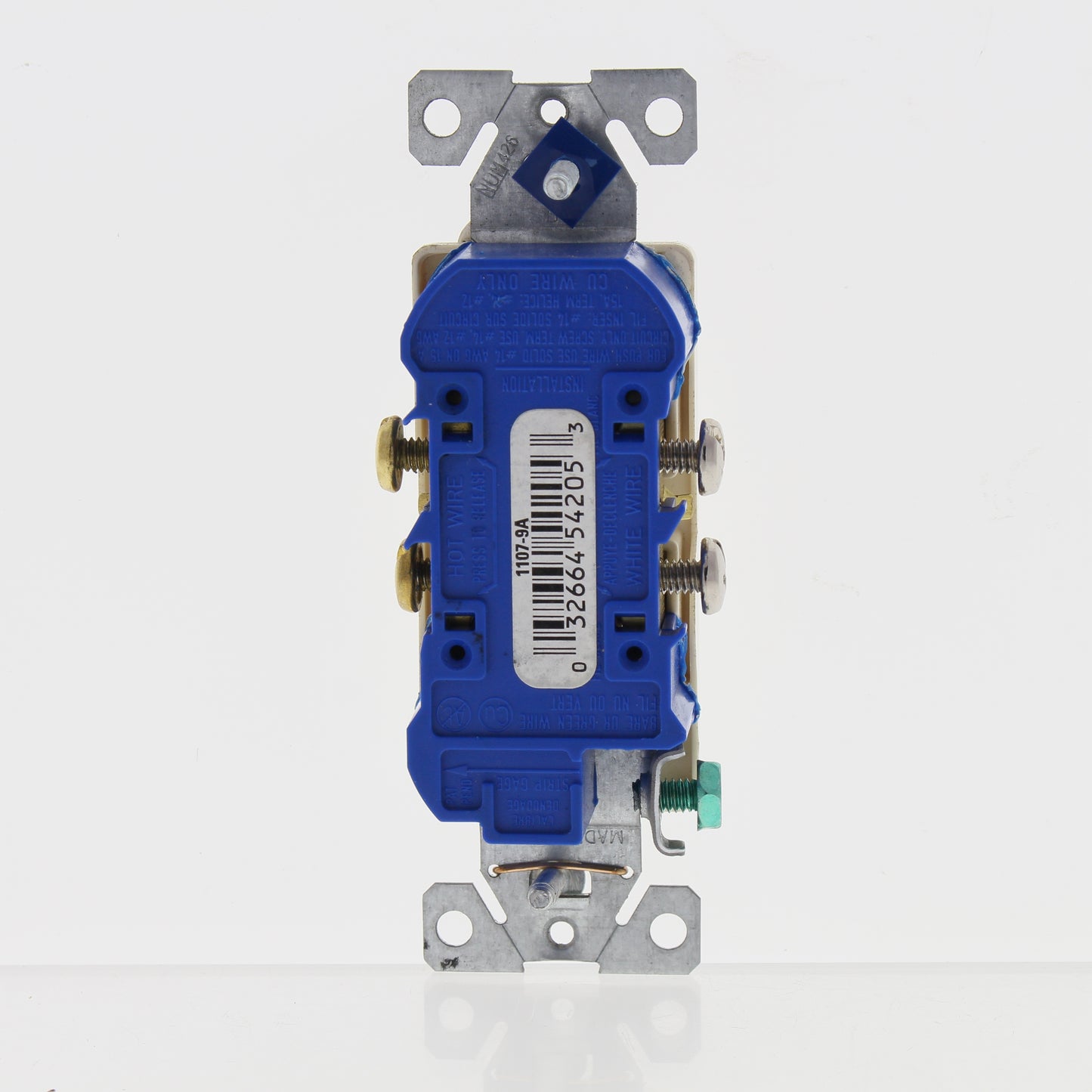 Cooper Almond Decorator Outlet Duplex Receptacles Nema 5-15R 15A 125V 1107-9A