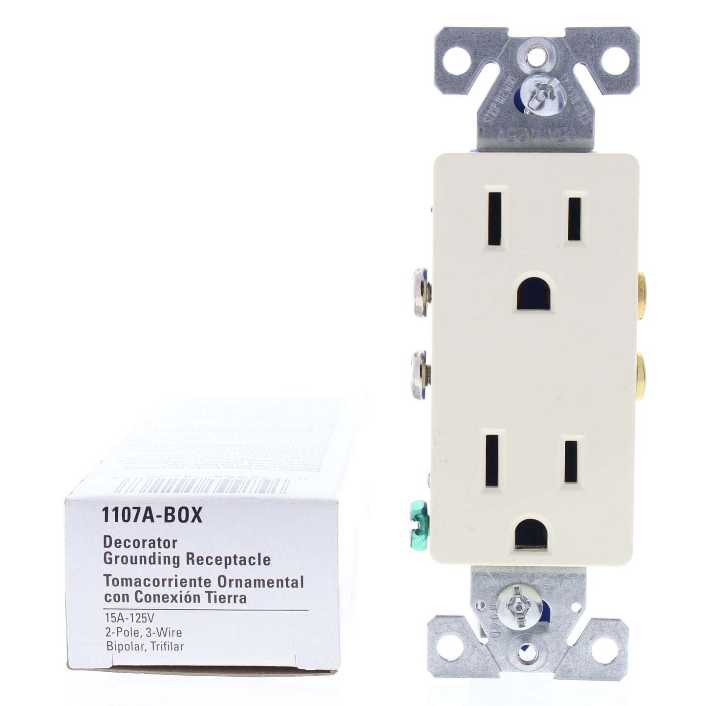 22 Cooper Almond Decorator Outlet Duplex Receptacles 5-15R 15A 125V 1107A Boxed
