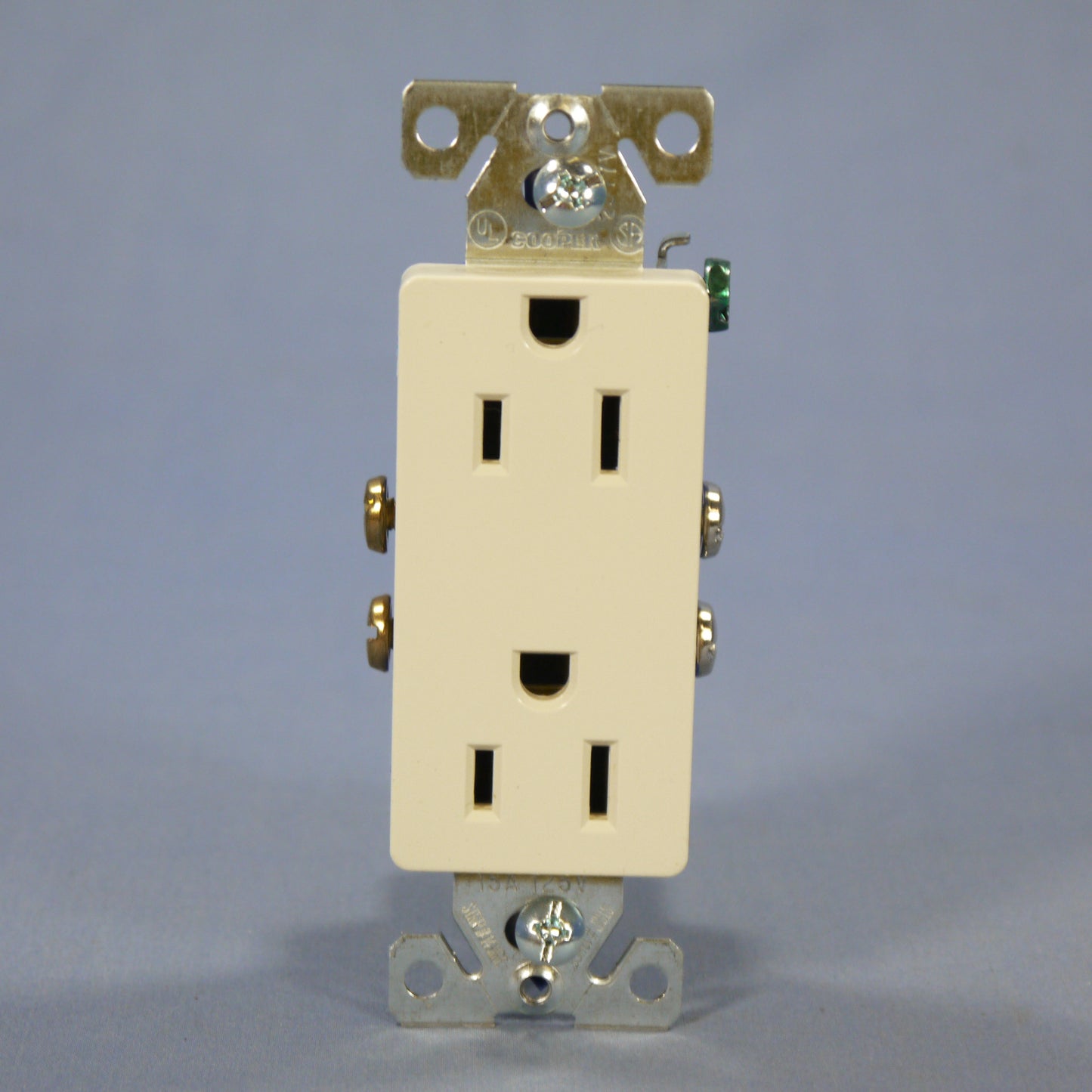 Cooper Lt Almond Decorator Receptacle Duplex Outlet 5-15 15A 125V 1107LA Boxed