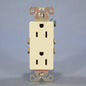 Cooper 1107LA Light Almond Decorator 5-15R 15A 125V Bulk Receptacle Residential