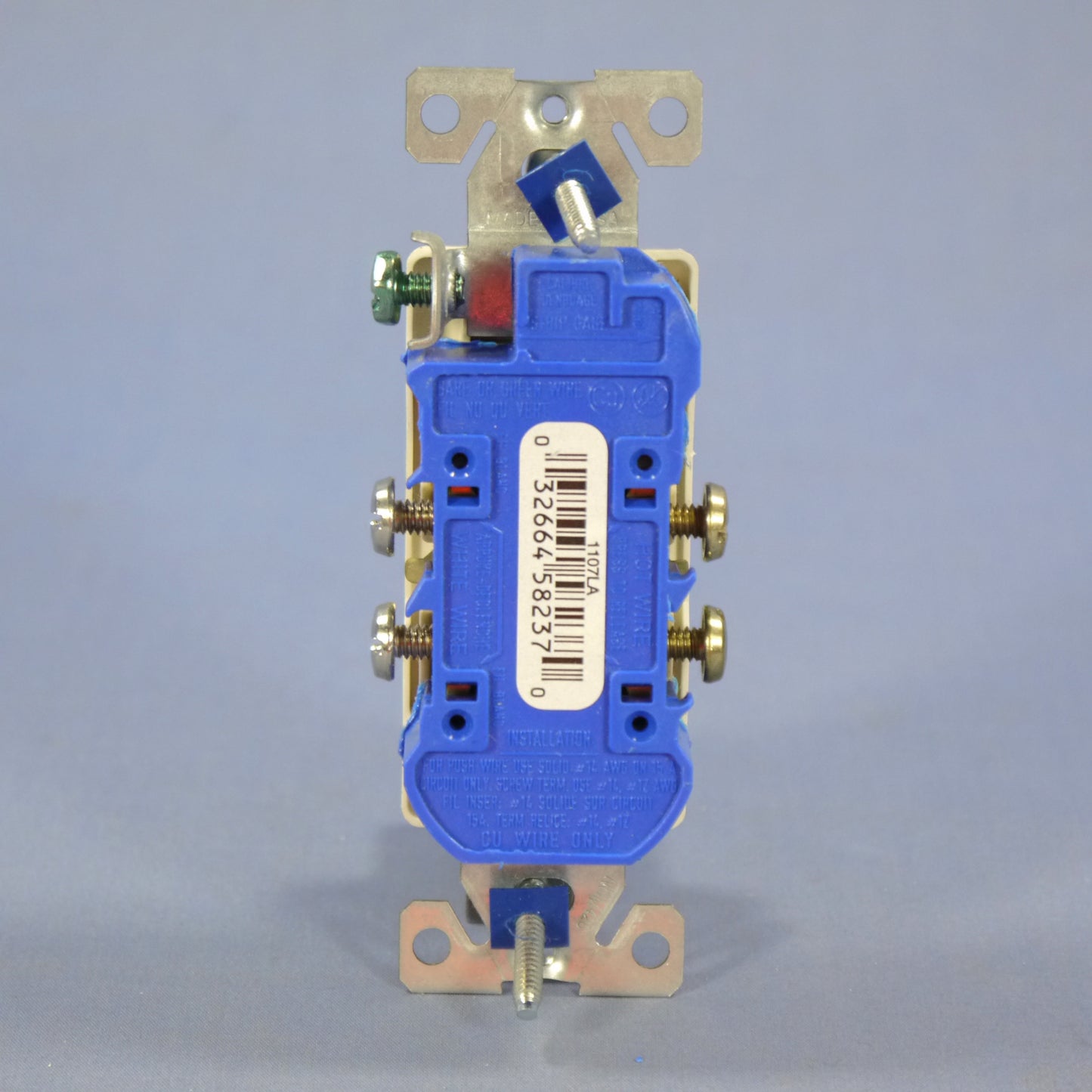 Cooper 1107LA Light Almond Decorator 5-15R 15A 125V Bulk Receptacle Residential