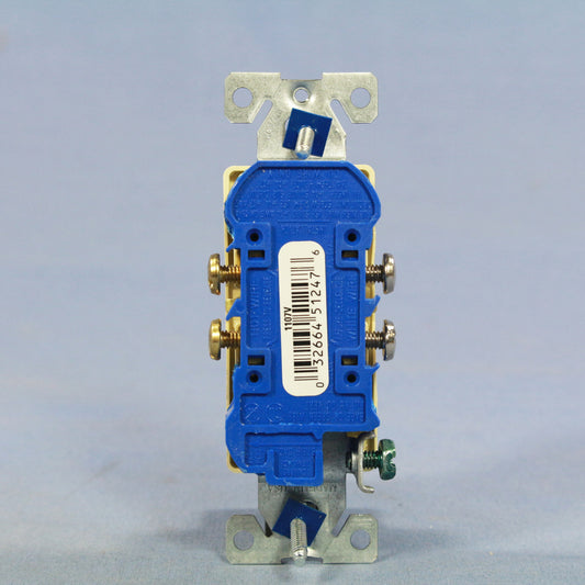 Cooper Ivory Decorator Receptacle Duplex Outlet Nema 5-15R 15A 125V Bulk 1107V