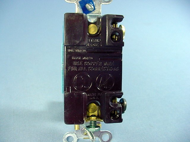 Cooper 1201V Ivory Industrial Toggle Wall Light Switch Single Pole 15A 120/277V