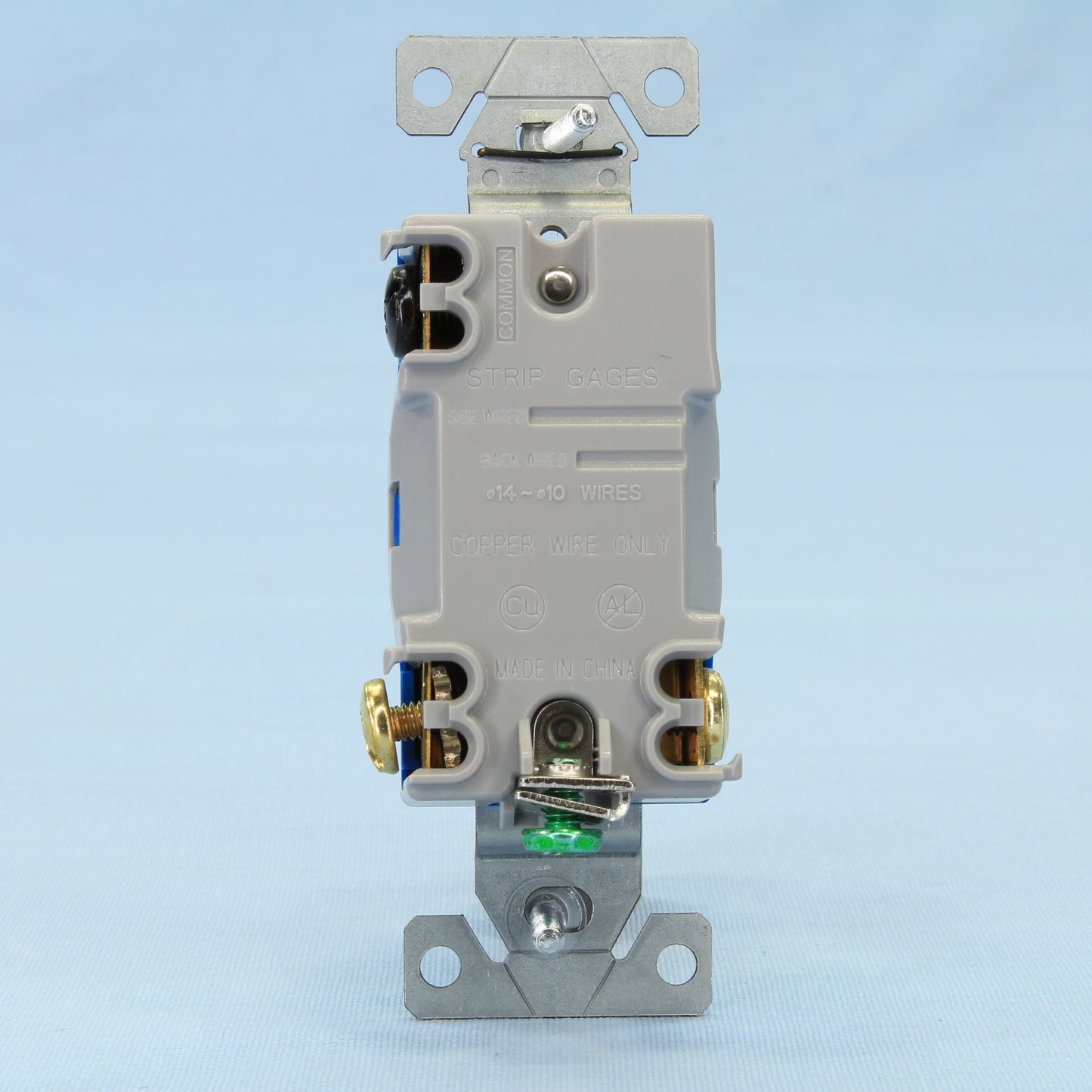 Cooper 1203BK Black Commercial Grade 3-Way Toggle Light Switch 15A 120/277V B&S