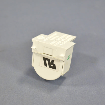 Cooper 1209W White TVSS SurgeBLoc Receptacle Replacement Module Surge Outlet
