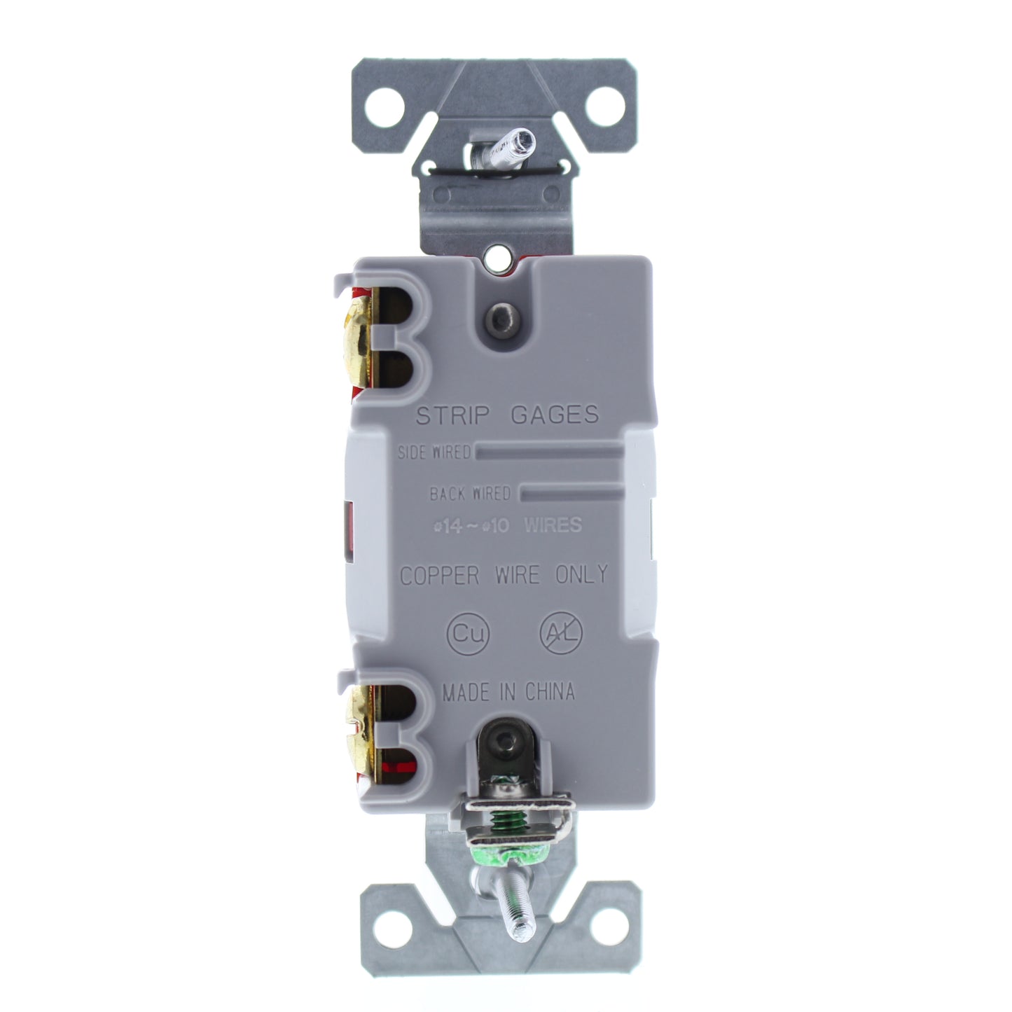 Cooper 1221V Ivory Industrial Grade Single Pole AC Toggle Wall Light Switch 20A