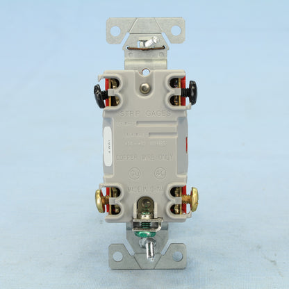 Cooper 1224V 4-Way Ivory Industrial Grade Toggle Switch 20A Back & Side Wired