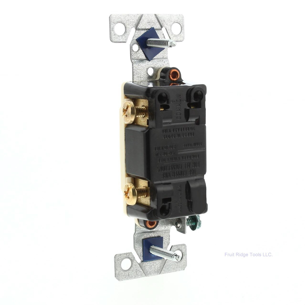 Cooper 1240-1V Ivory Heavy Duty Unipolar Single Pole Toggle Switch 15A 120/277V
