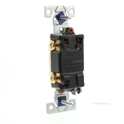 Cooper 1240-1V Ivory Heavy Duty Unipolar Single Pole Toggle Switch 15A 120/277V