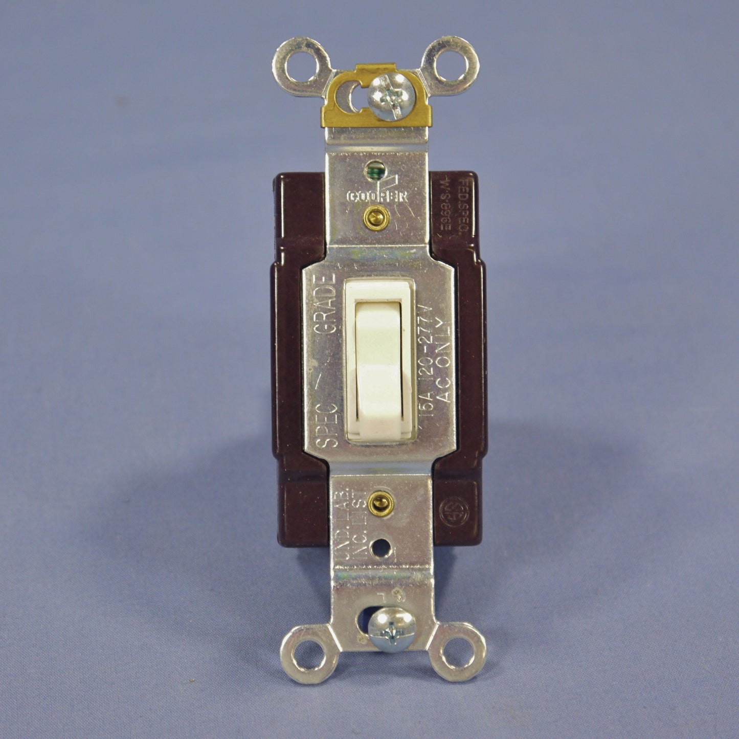 Cooper Wiring 1242-7LA Lt Almond 4-WAY Toggle Wall Light Switch 15A 120/277V Box