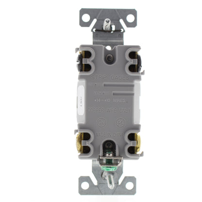 Cooper Ivory 4-Way Toggle Wall Light Switch 15A 120/277V Commercial 1242-7V