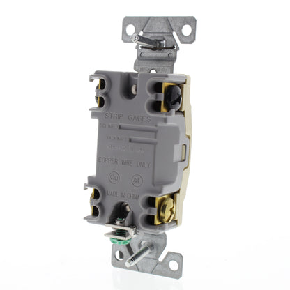 Cooper Ivory 4-Way Toggle Wall Light Switch 15A 120/277V Commercial 1242-7V