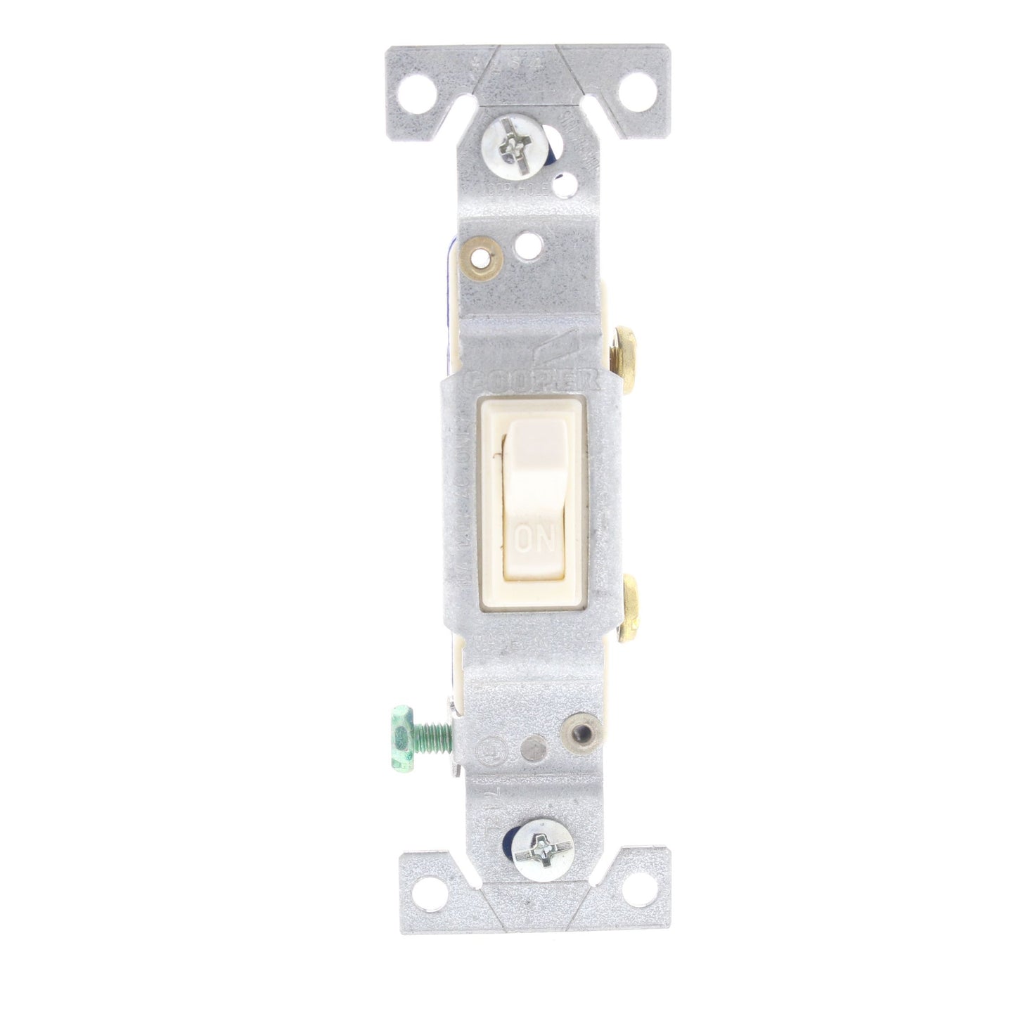 Cooper Lt Almond Toggle Wall Light Switch Single Pole 15A Bulk 1301-7LA