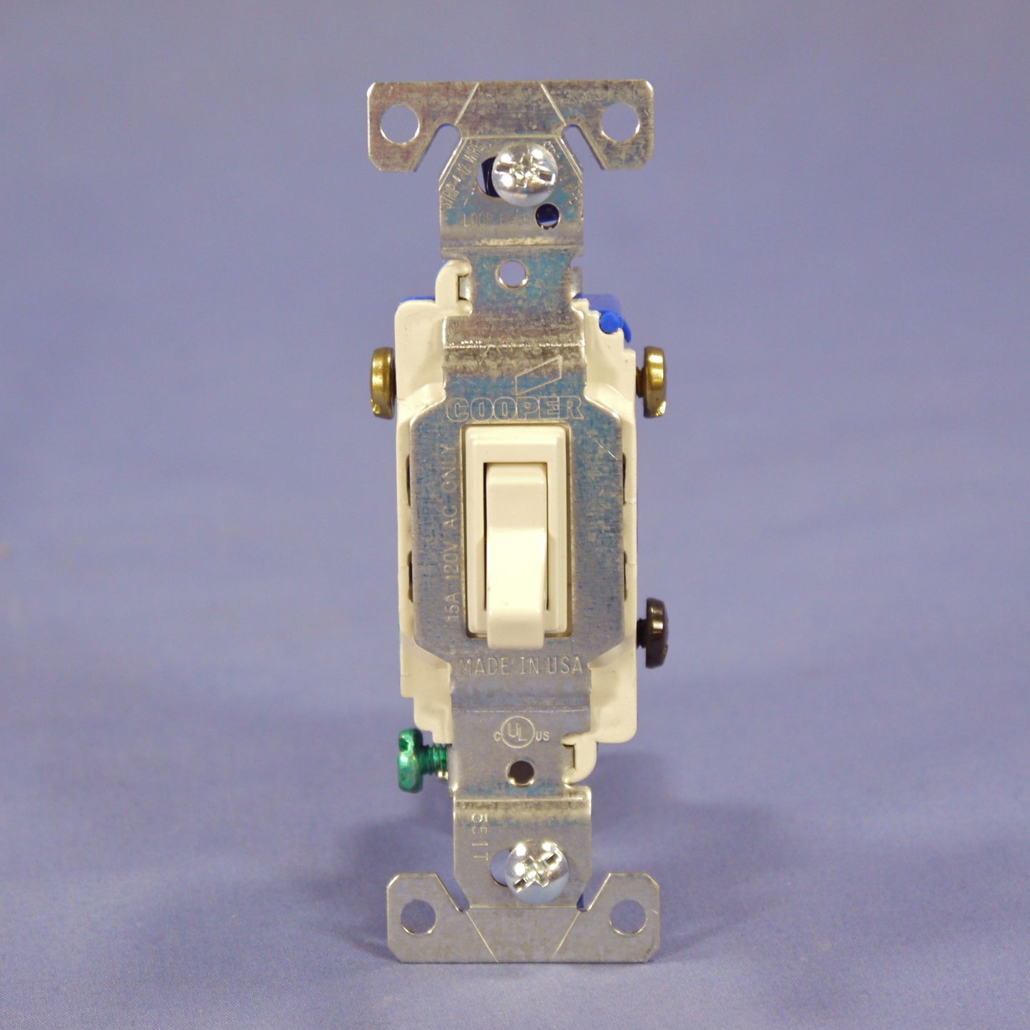 Cooper Wiring Devices 1303-7LA Light Almond Toggle Wall Switch